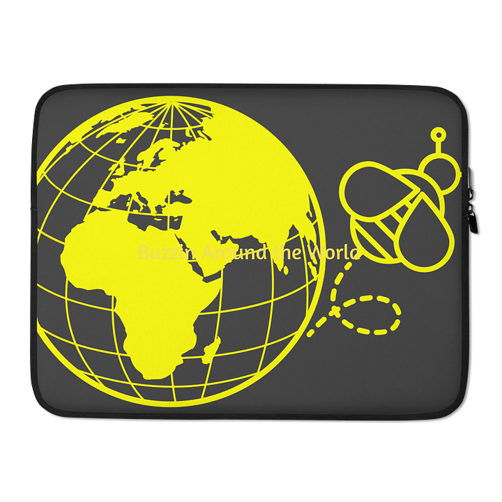 Buzzin Around the World Laptop Sleeve product image (2)