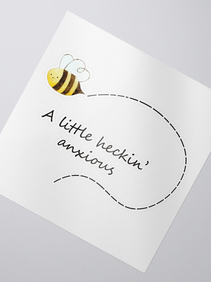 Anxious Bee Sticker product image (2)