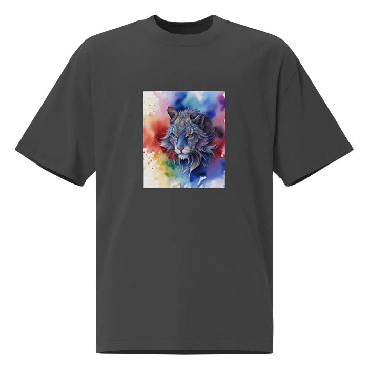 Ornate Lion Oversized Tee product image (1)