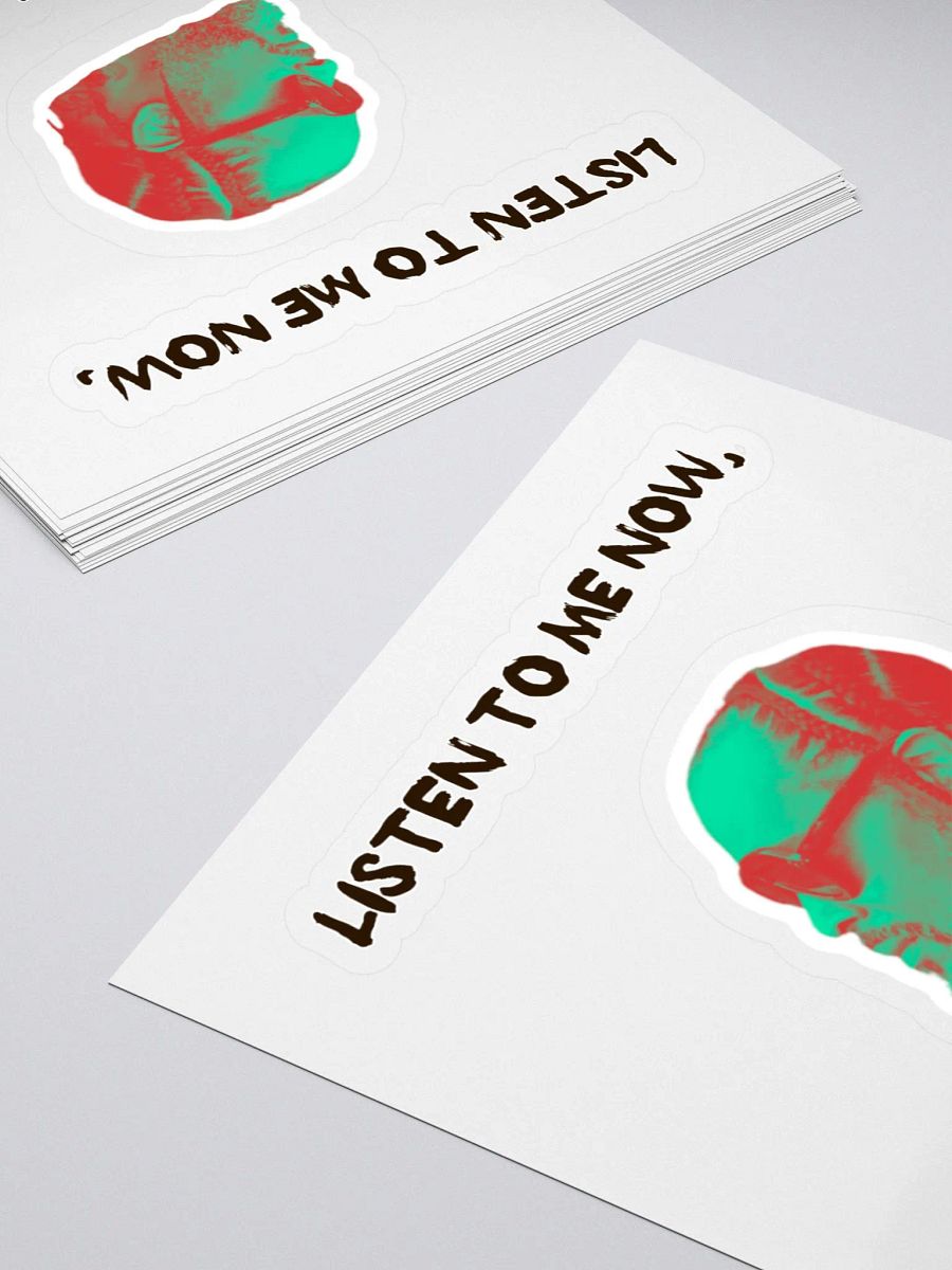 Listen to Me Now Sticker product image (4)