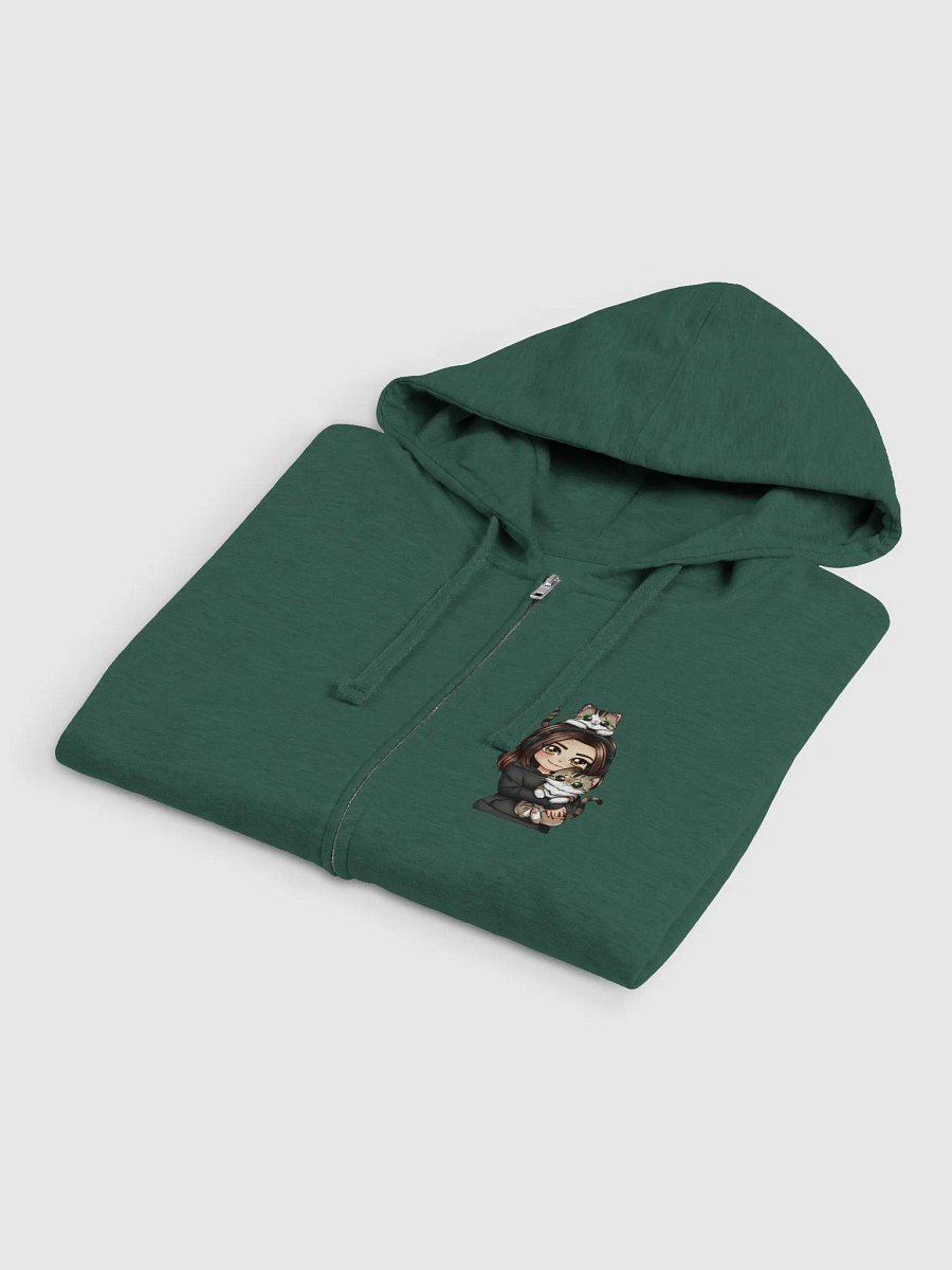 Zip-Up Hoodie with Soof and cats product image (14)