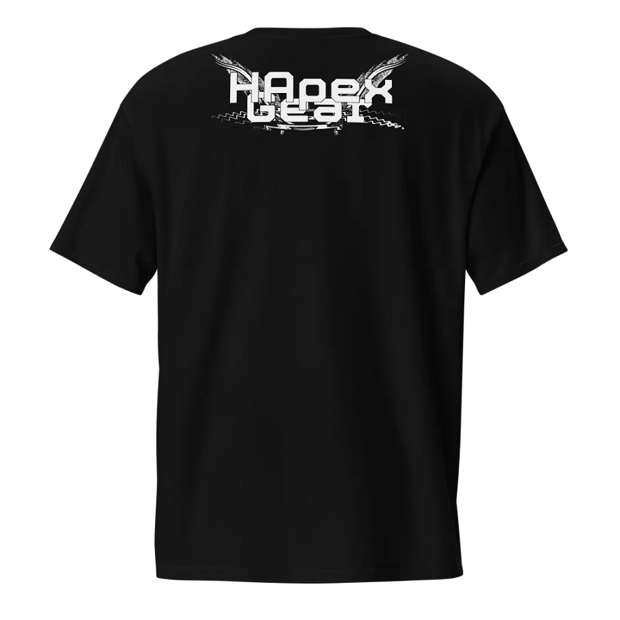 Unisex Garment-Dyed Pocket T-Shirt - White HApex Gear White Logo product image (1)