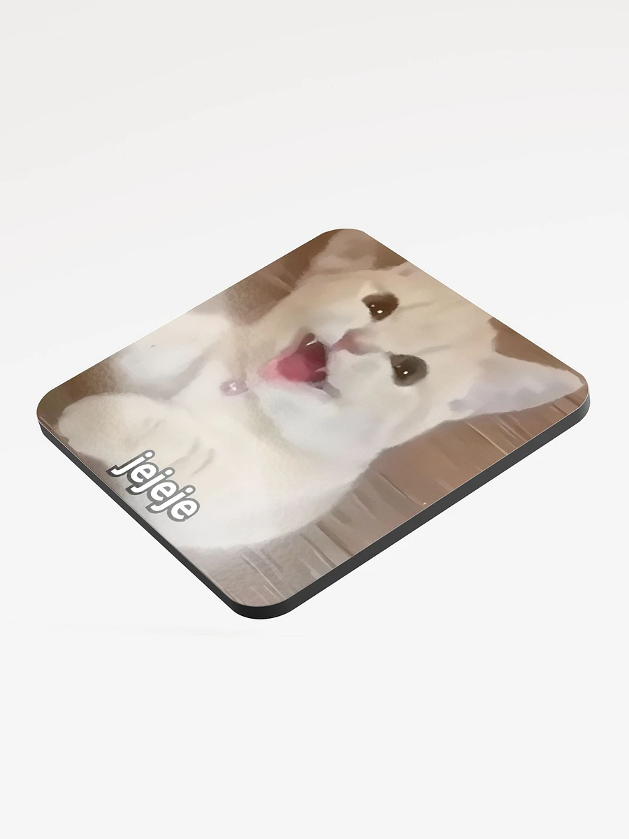 Glossed Cork Coaster: Meme Cats product image (3)