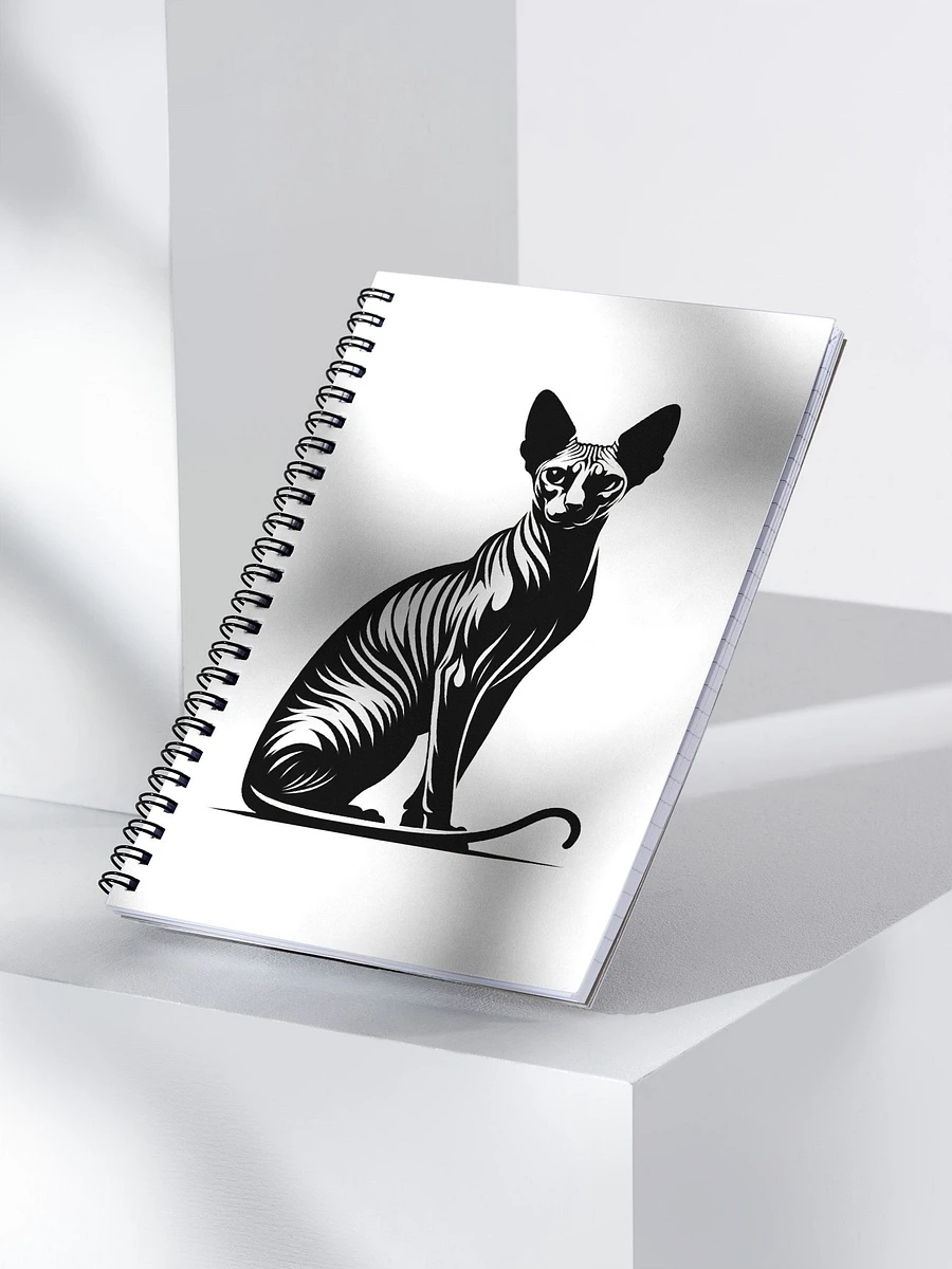 Spiral Notebook: Sphynx product image (3)