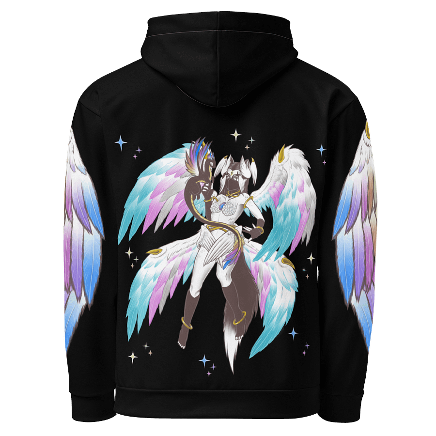 Transgender Pride Angel Hoodie - Positions A product image (3)
