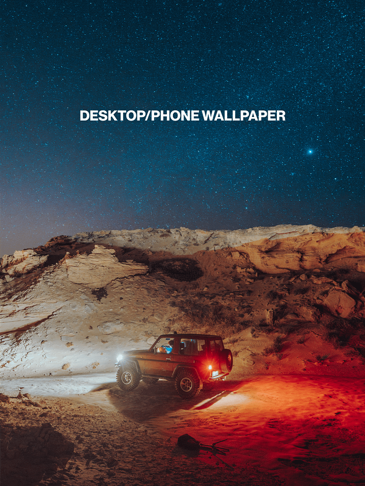 Under the Stars: Phone/Desktop Wallpaper product image (1)