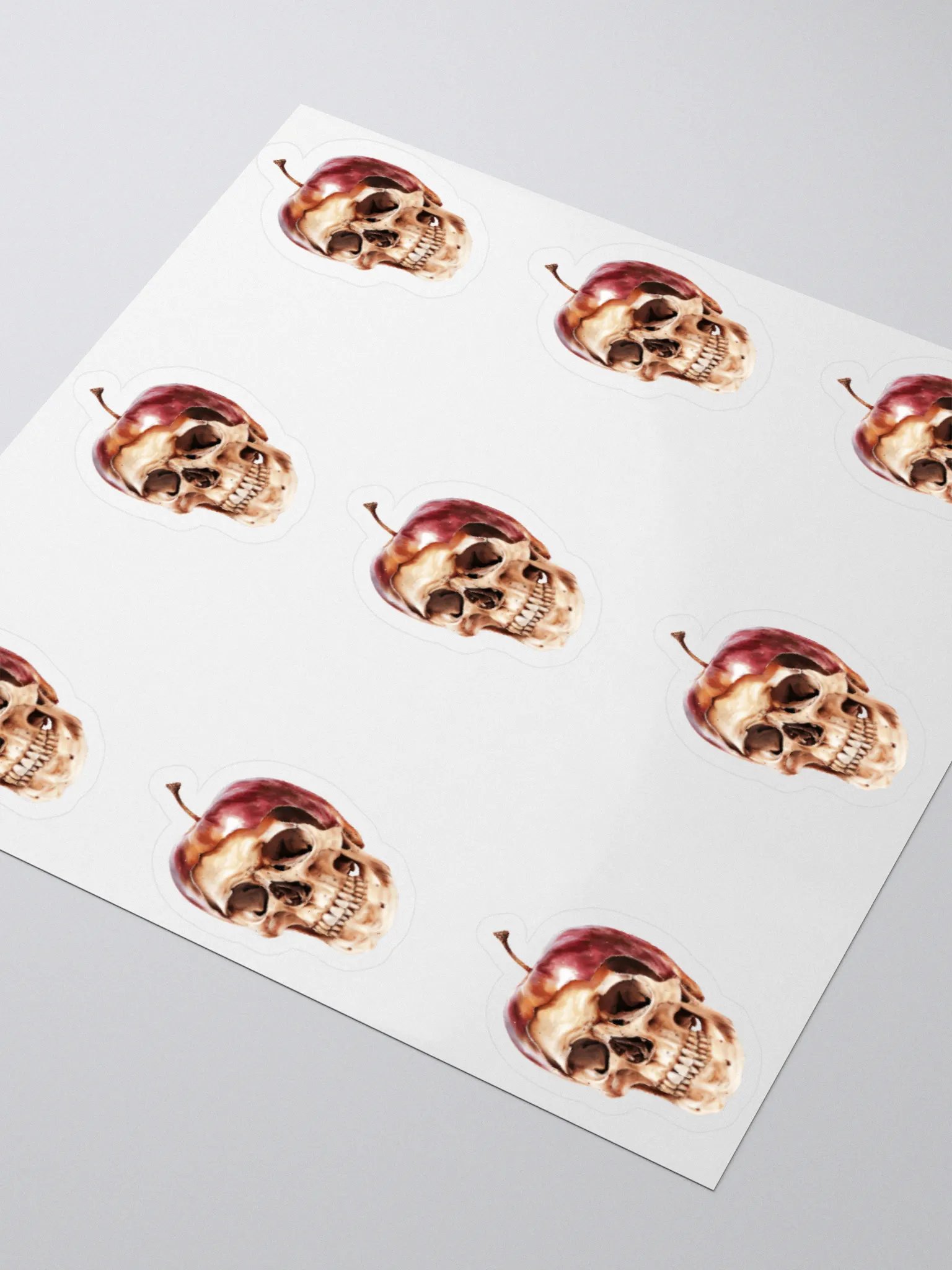 Surreal Apple Skull Stickers product image (3)