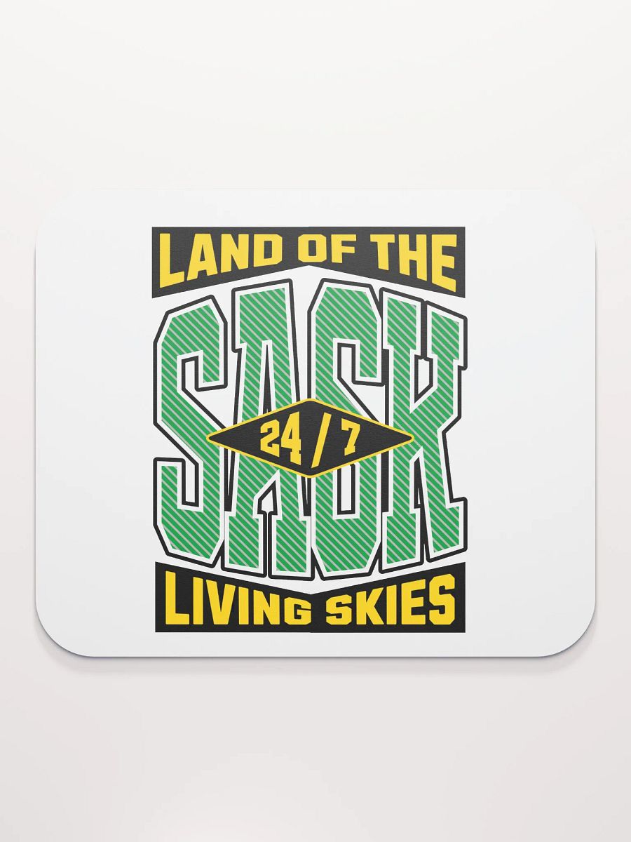 Sask Land Of The Living Skies 24/7 Classic Mouse Pad product image (1)