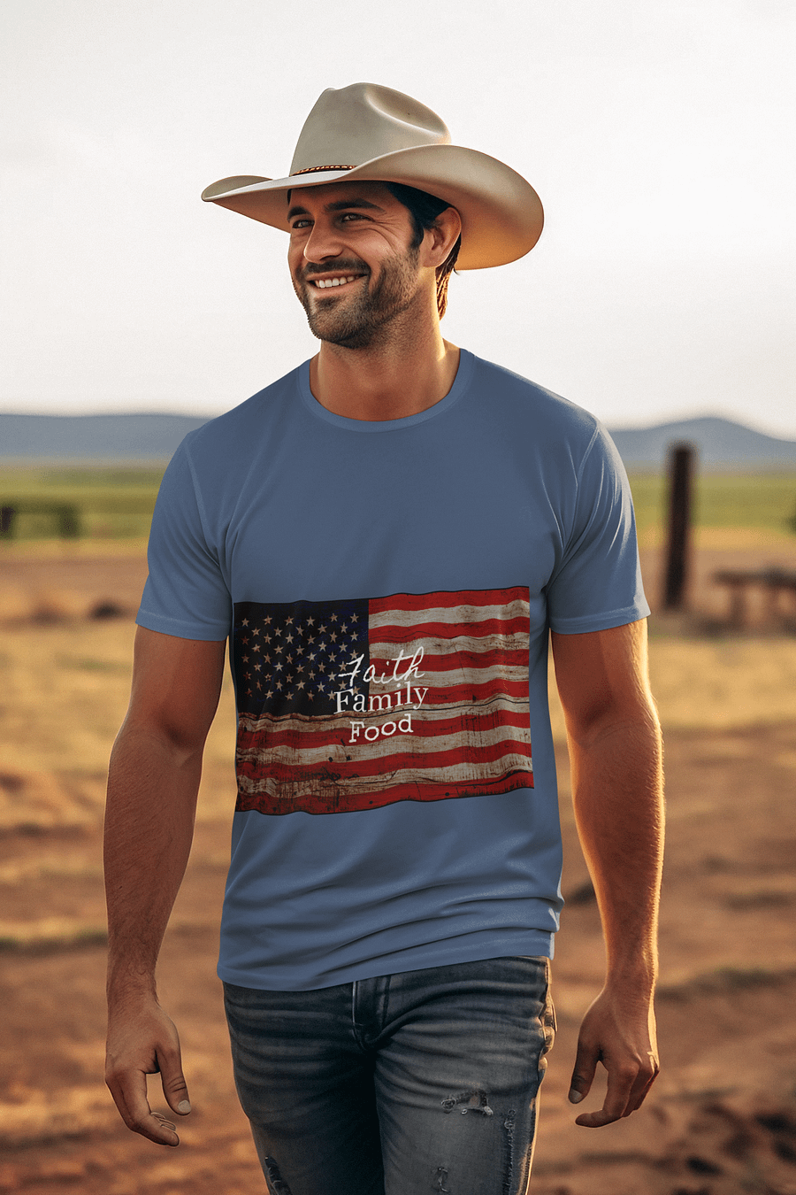 Faith, Family, Food Tee product image (5)