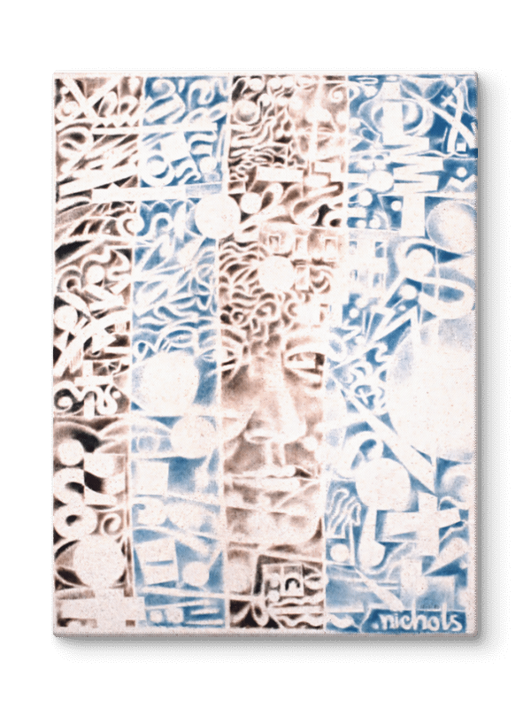 Portrait of a Woman/ Gulf War Dreams (1990) on canvas (30" x 40") product image (2)