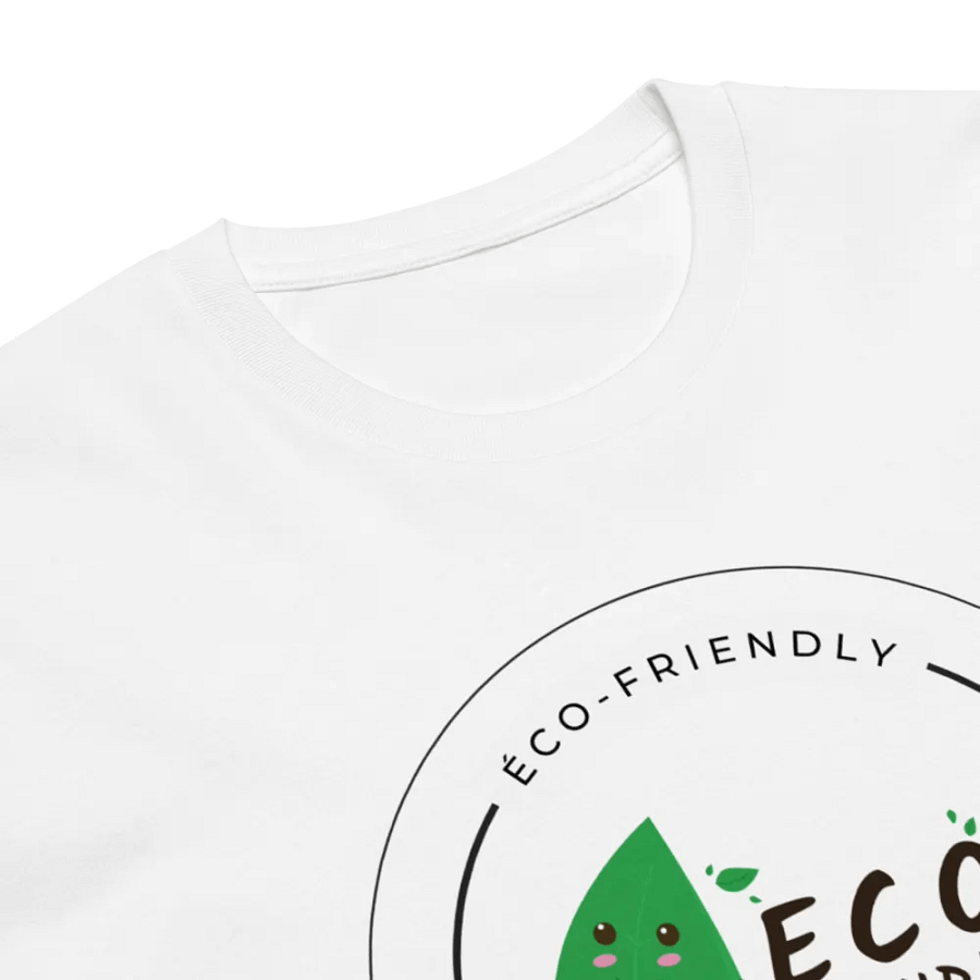 Eco-Happy Leaf Badge Unisex T-Shirt product image (9)