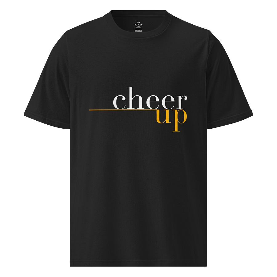 Cheer Up Stylized Graphic Athletic T-Shirt product image (1)