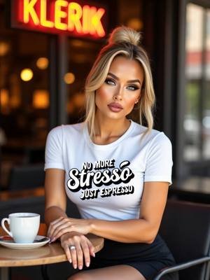 No More Stresso Just Espresso#tshirtdesign #afermations #tshirtstore #models #shopnow🛍 #redbubbleshop #getyoursnow❣️ #shopnow🛍✨🛒 #limitededition #brandgrowth #printondemanddesigns #majiceprodaja #klerikstore #fitnessmotivation #slovenijatiktok #europe #balkantiktok #americatiktok #coffeetiktoklovers #coffeetime
