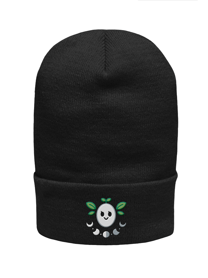 Bonnet Rethaly lune masque joyeux plantes brodé product image (3)