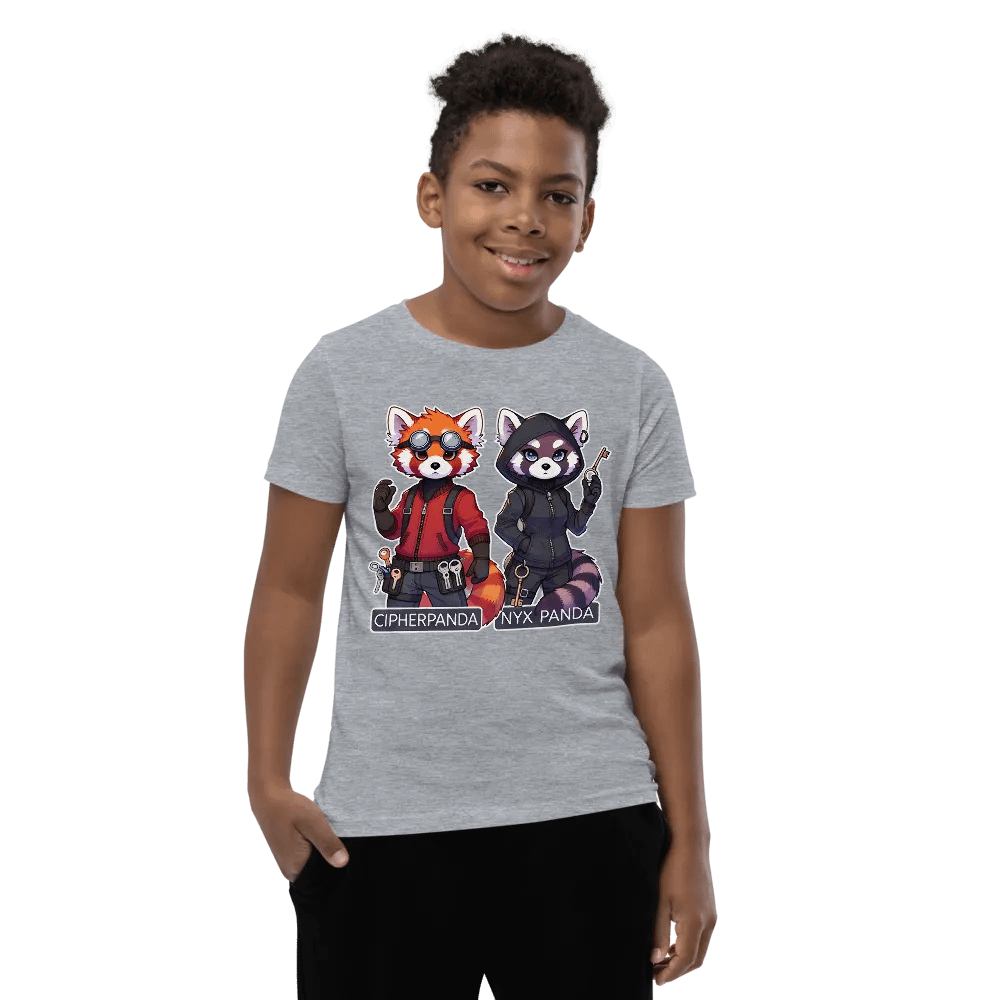 Nyx and Cipher Panda youth Tshirt product image (164)