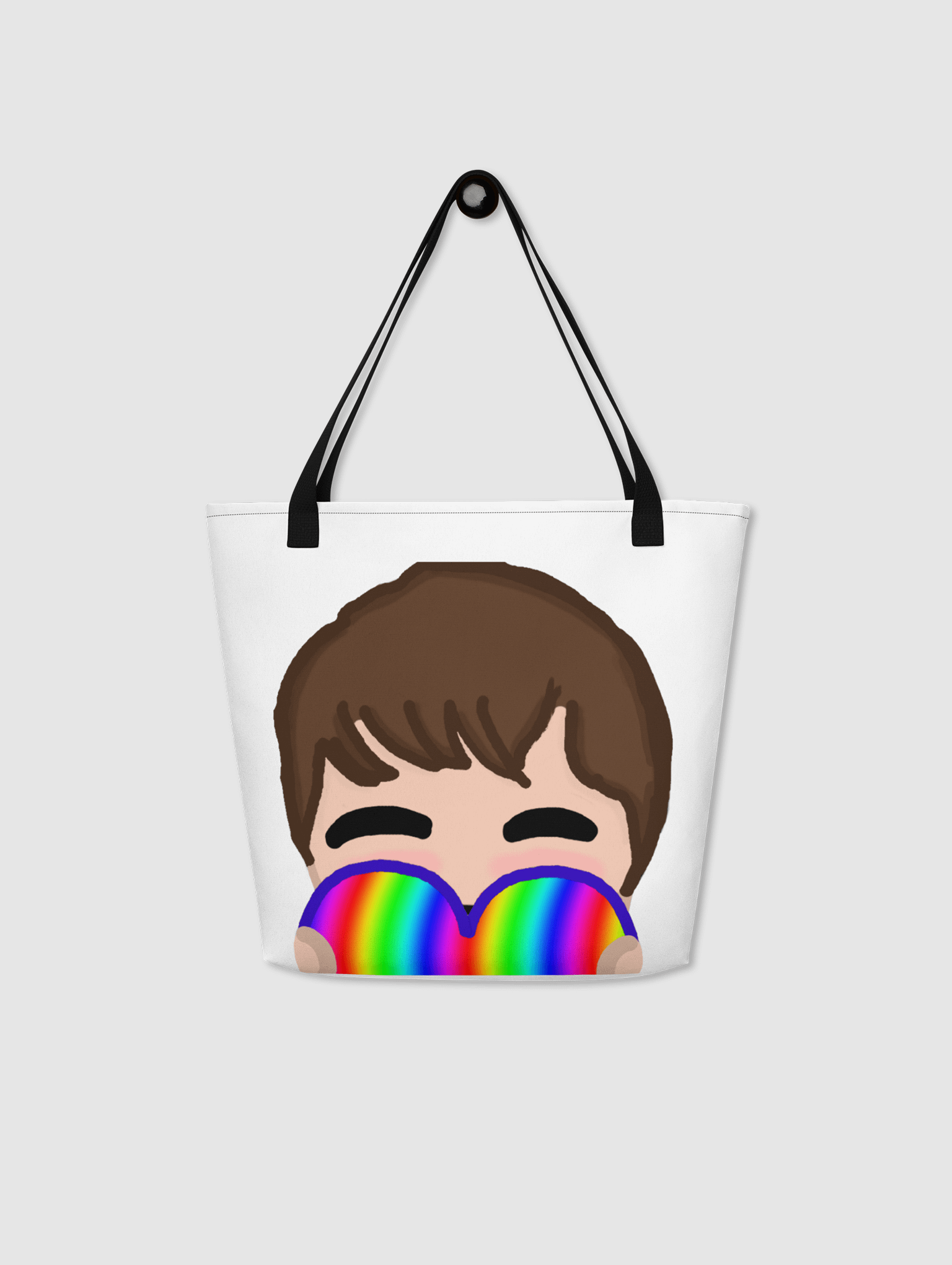Large Love Emote Tote Bag product image (3)