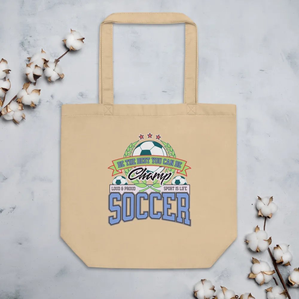 Champ Soccer Wreath Tote Bag product image (4)