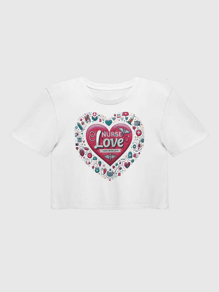 Nurse Love Heart Medical Crop Top product image (2)
