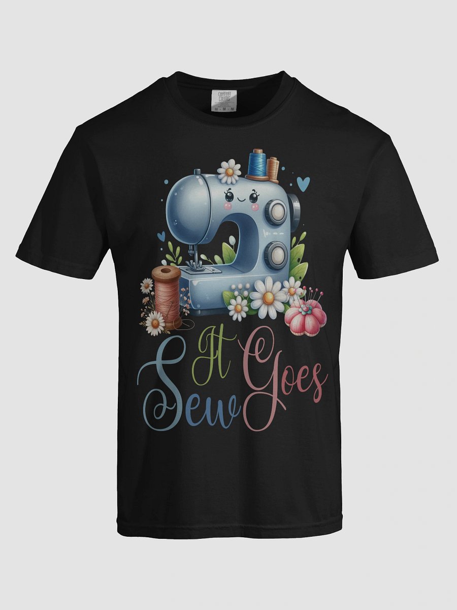 Sew Cute Smiling Sewing Machine T-Shirt product image (7)