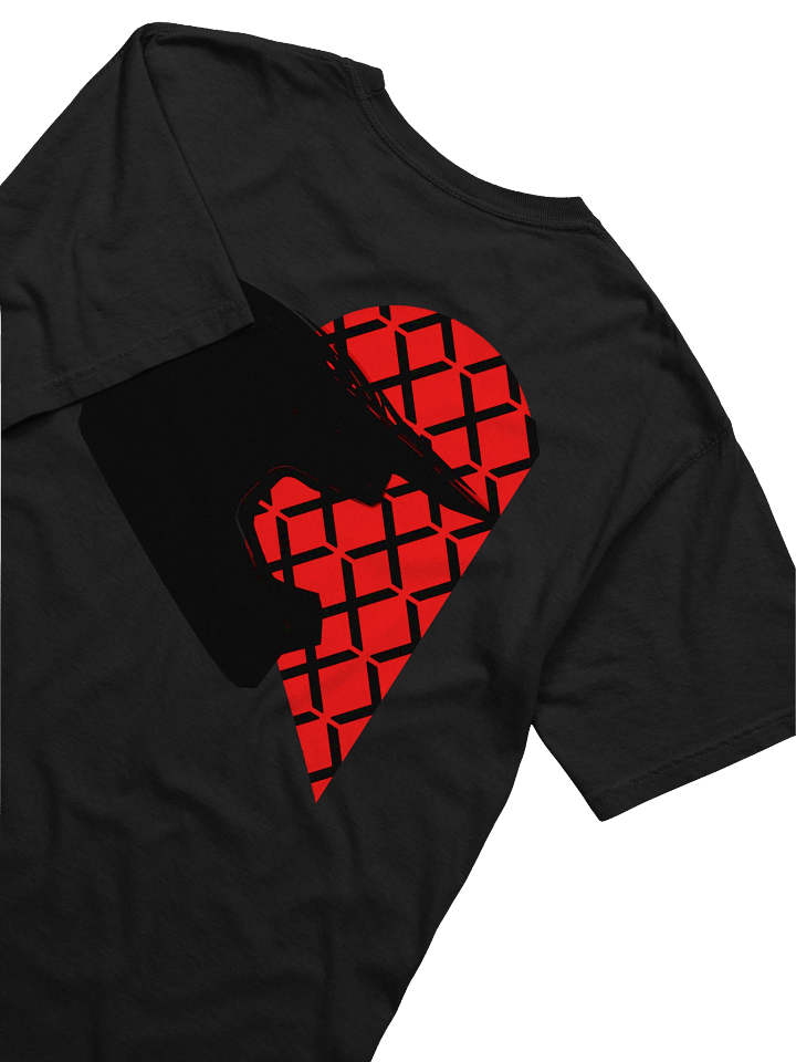 Matching Off-Road Helmet Heart (Black-Left) | Shirt product image (2)