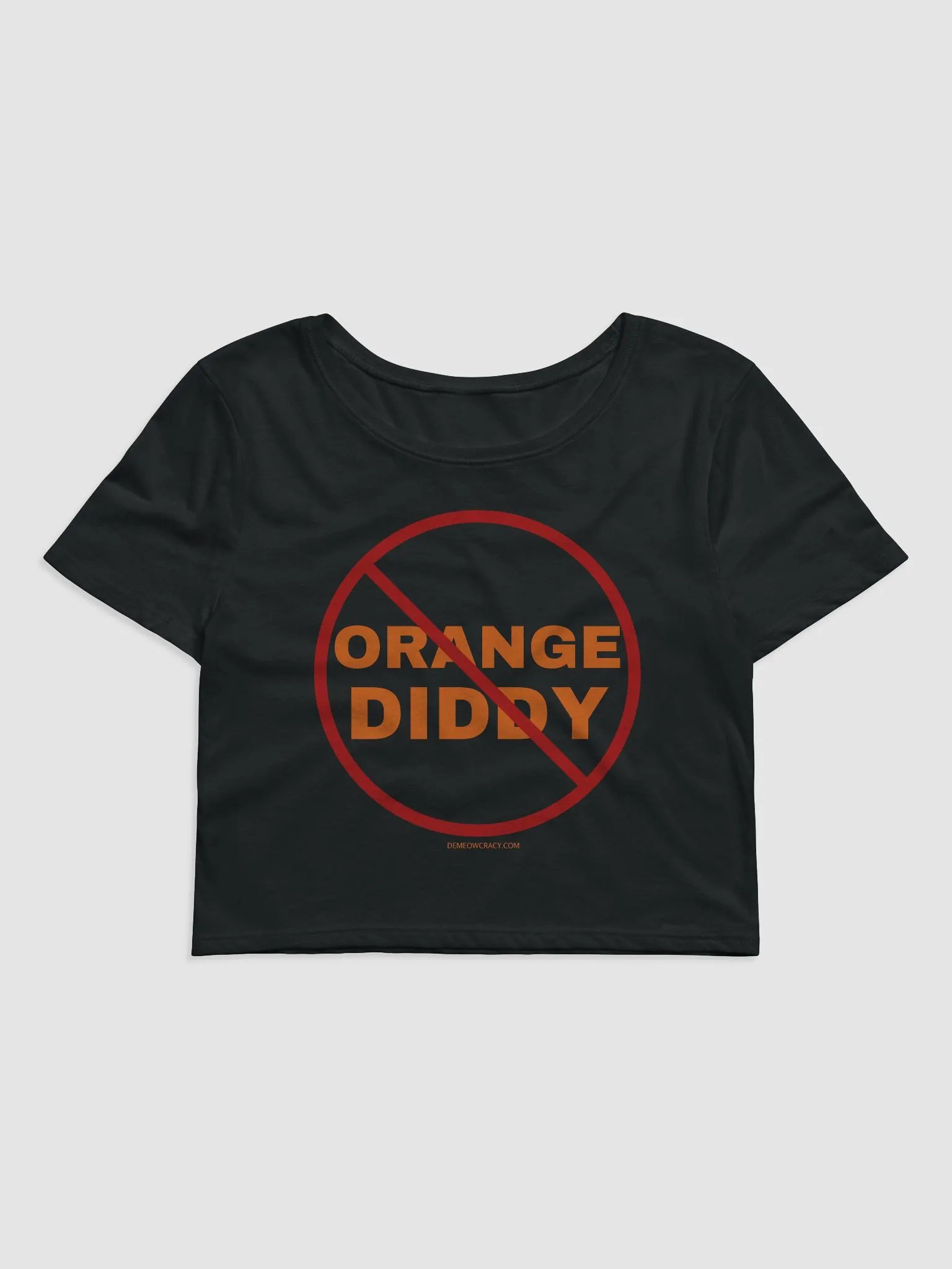 No ORANGE DIDDY Women's Crop Tee product image (1)