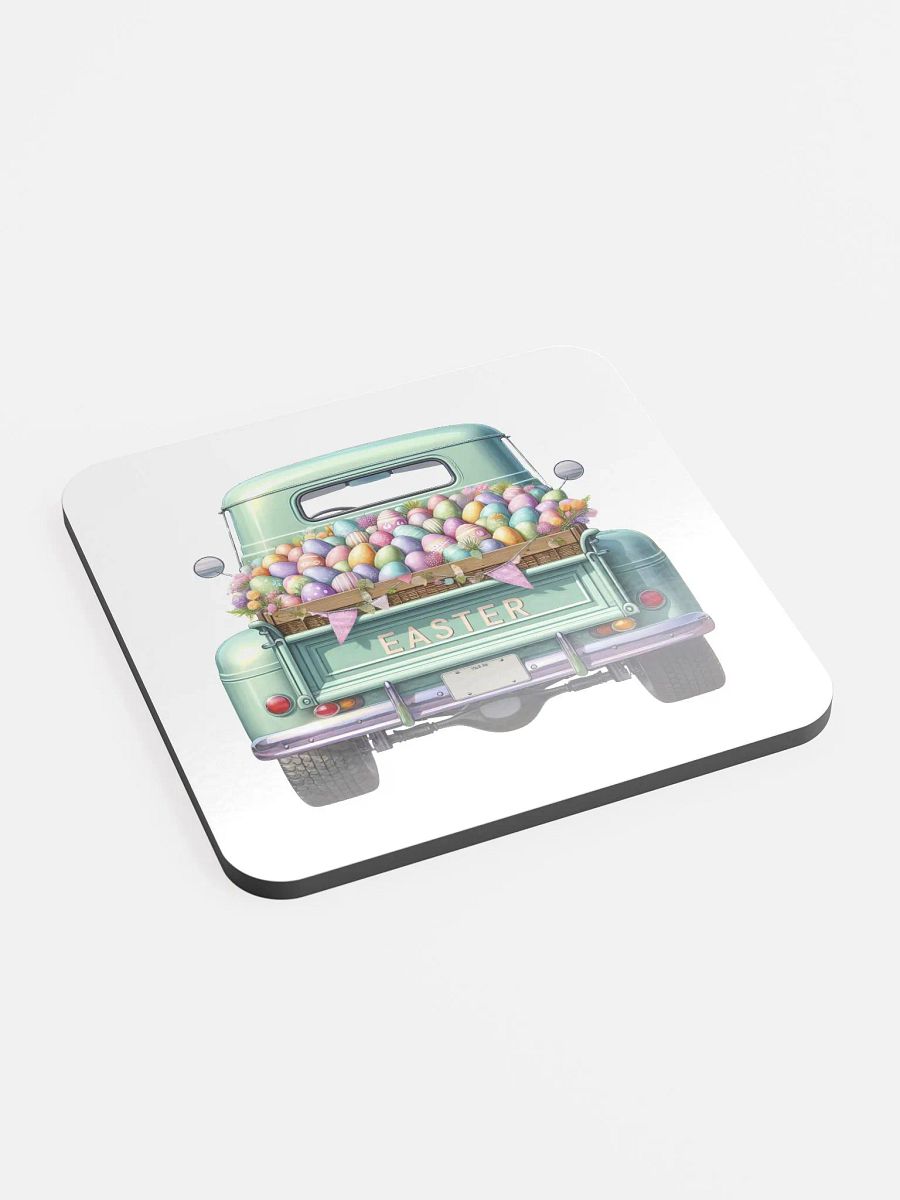 Mint Pastel Easter Truck - Coaster product image (2)