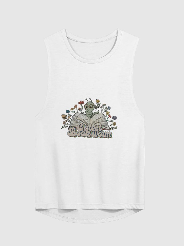 Cutest Book Worm Tank product image (3)