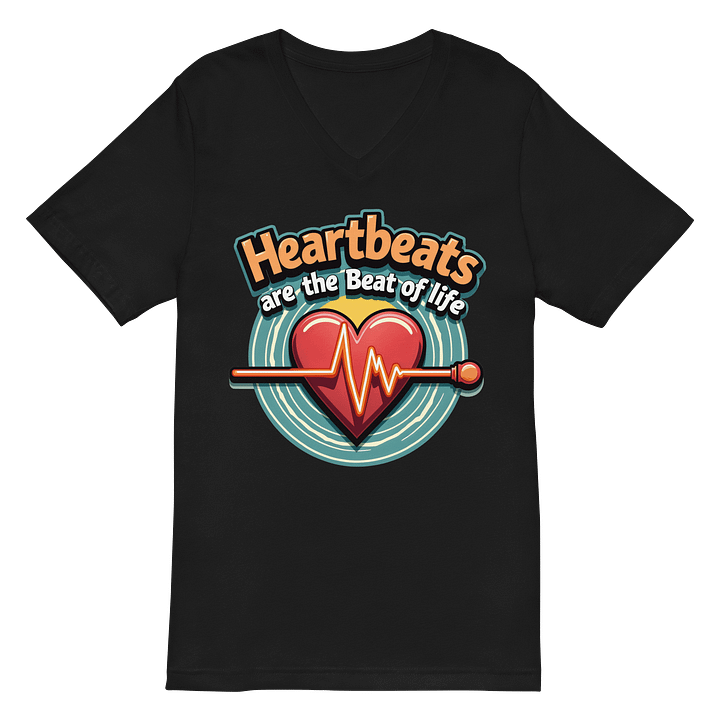 Heartbeat of Life V-Neck Tee product image (3)