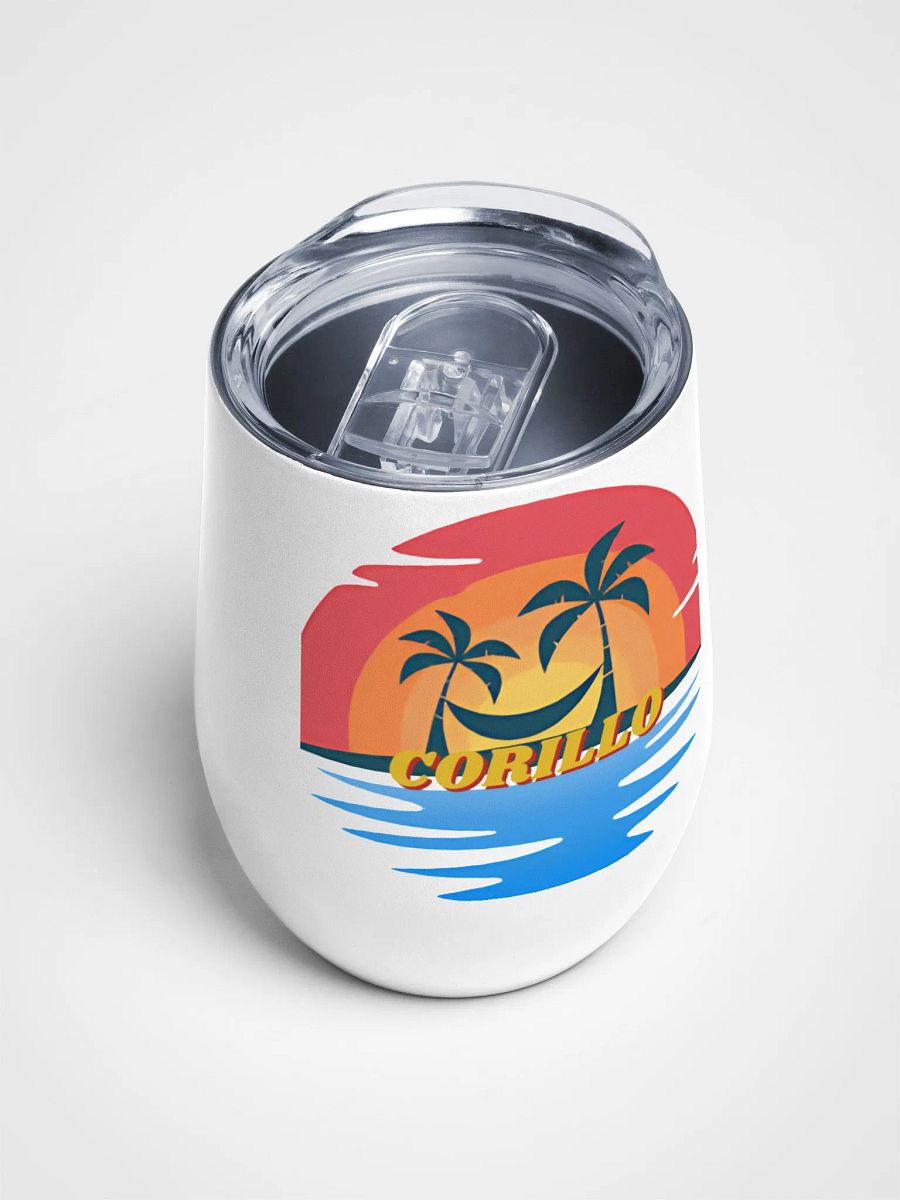 Summer Sunset Wine Tumbler product image (4)