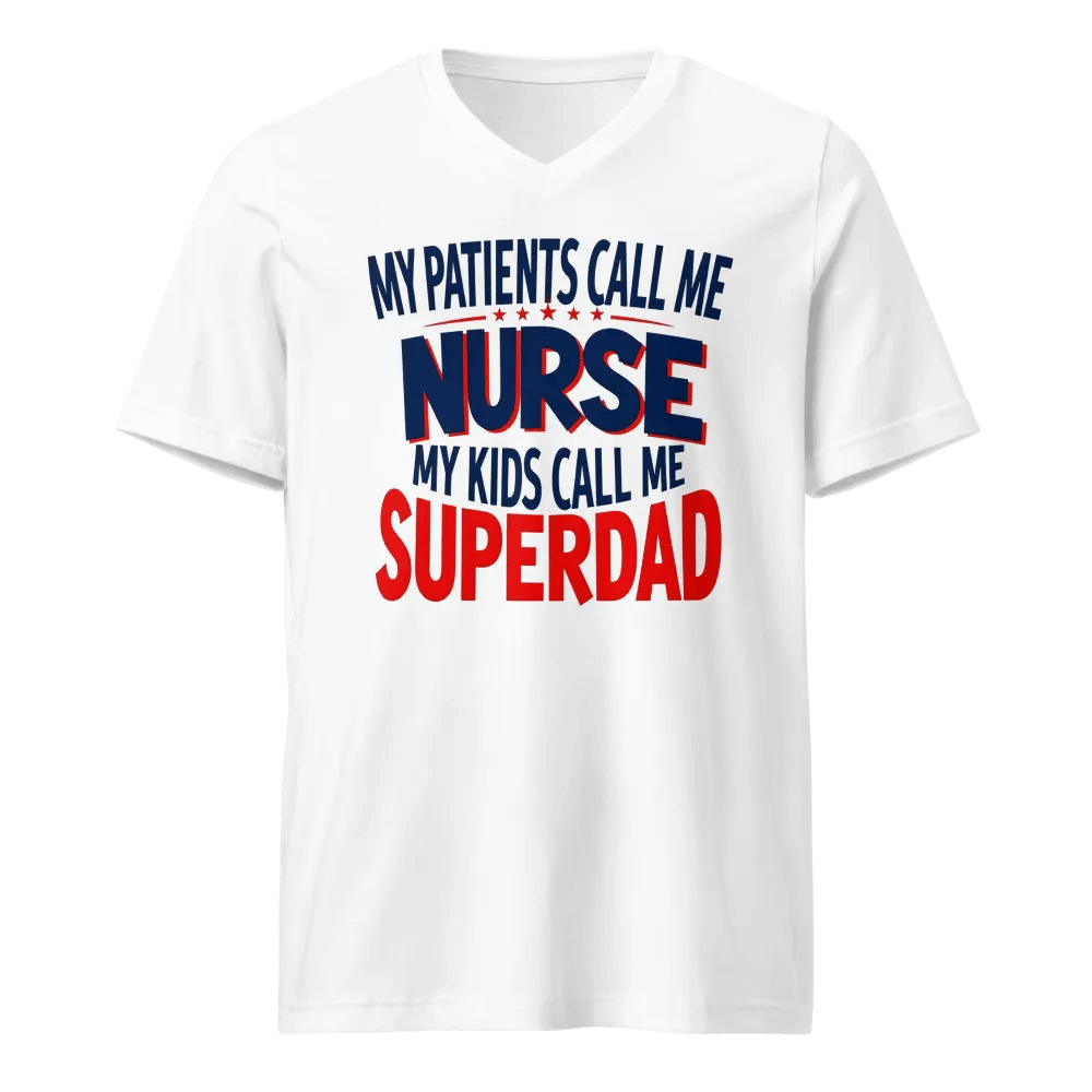 Nurse Superdad V-Neck Tee product image (1)