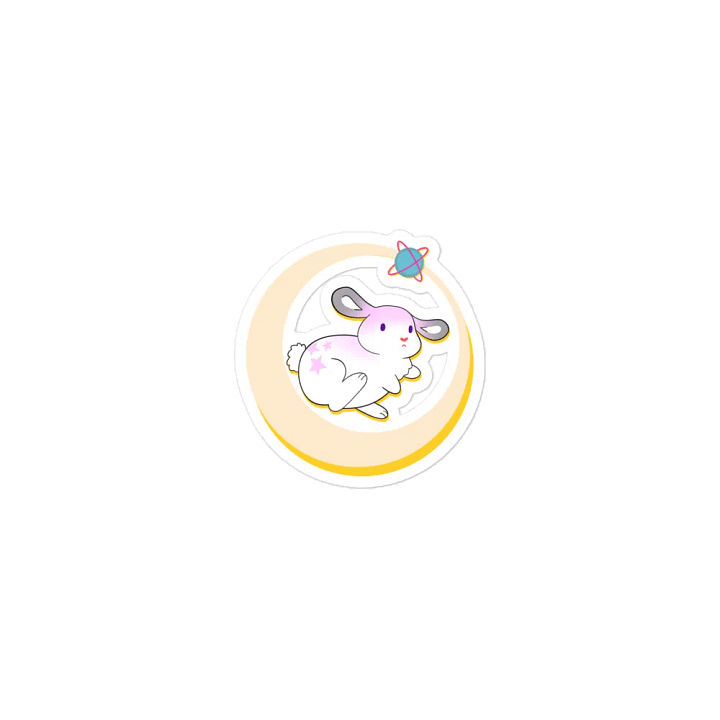 Tsuki the Moon Bunny SpaceBun Magnet product image (1)