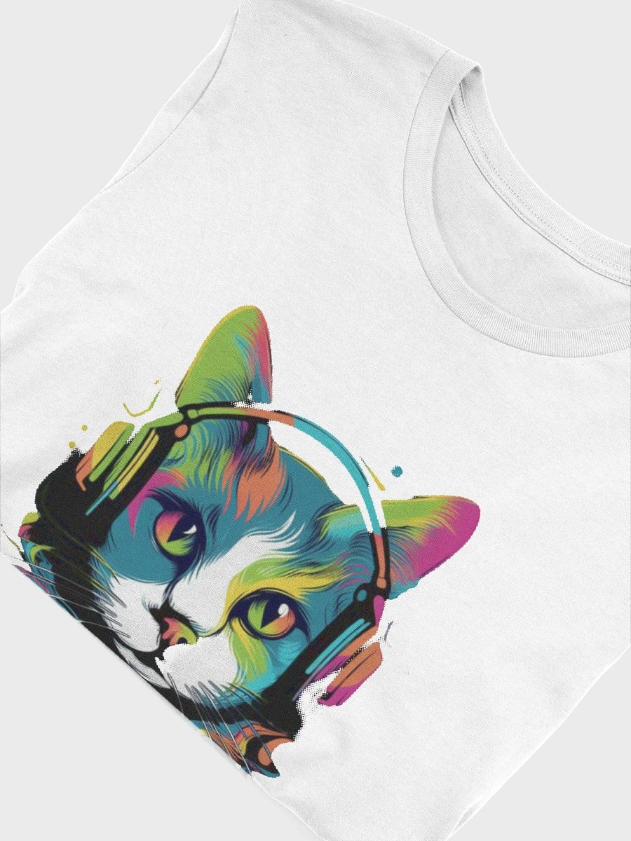 Neon Feline Beats T-Shirt product image (8)