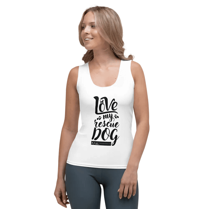Love My Rescue Dog - Women's Tank - White product image (1)