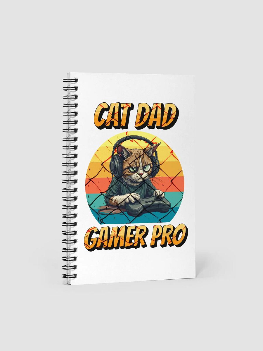 Cat Dad Gamer Pro Spiral Notebook product image (2)