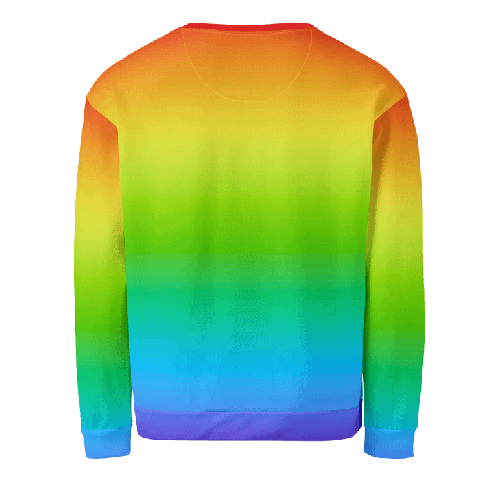 Rainbow Recycled Unisex Sweatshirt product image (2)