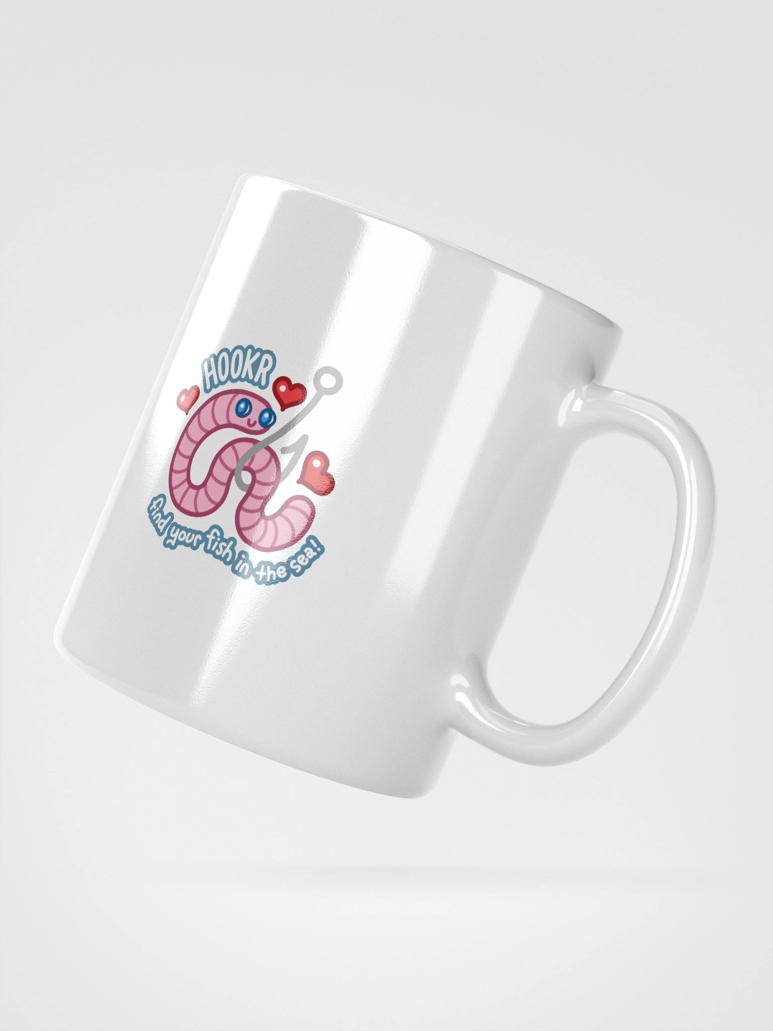 Gill, 26 (+Hookr Logo) White Mug product image (3)