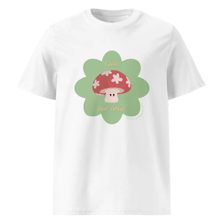 Cute but Toxic Mushroom Organic Tee product image (1)