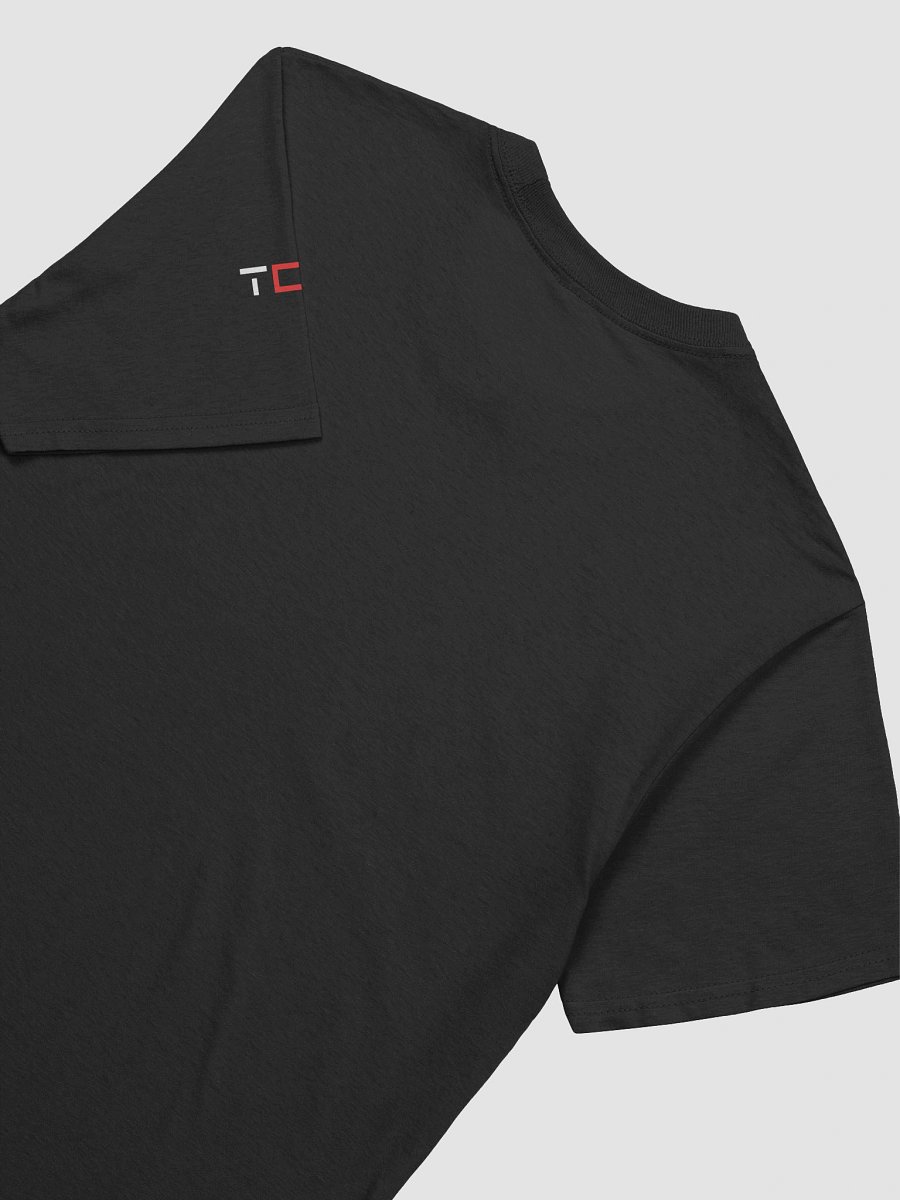 'You know the drill!' Printed Emblem Unisex T-Shirt (Black) product image (4)