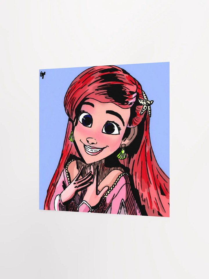 Mermaid Princess - square poster product image (2)