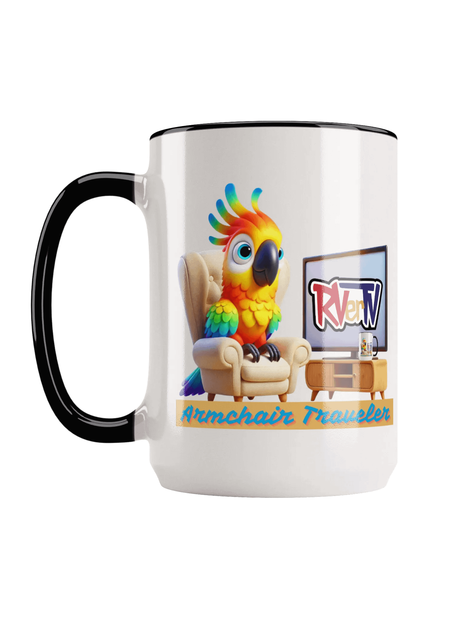 Armchair Traveler Bird - Coffee Mug product image (3)