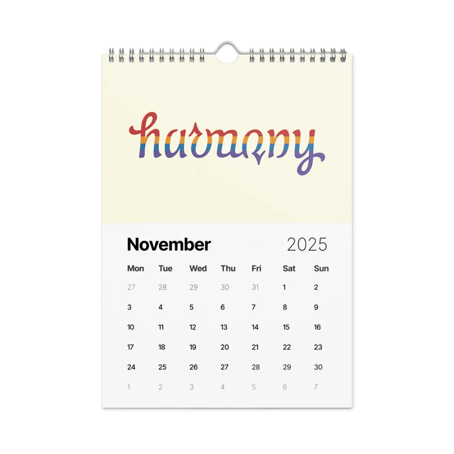 Ambigram Calendar 2025 product image (11)