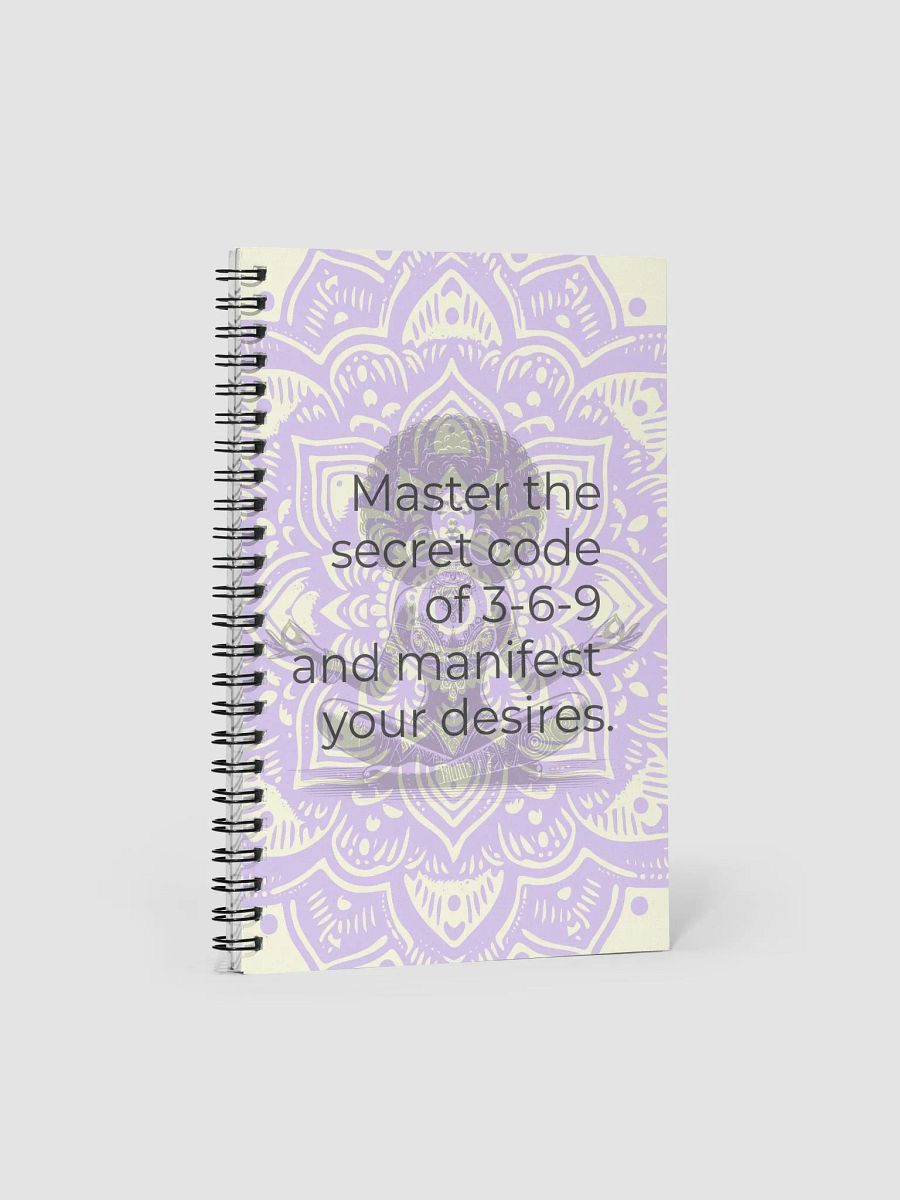 Tesla 369 Manifestation Spiral Notebook – Unlock the Power of Scripting to Reprogram Your Mind and Manifest Your Dreams product image (1)
