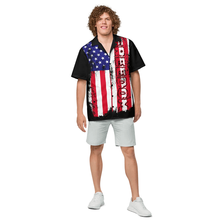 Freedom Flag Hawaiian Shirt product image (2)