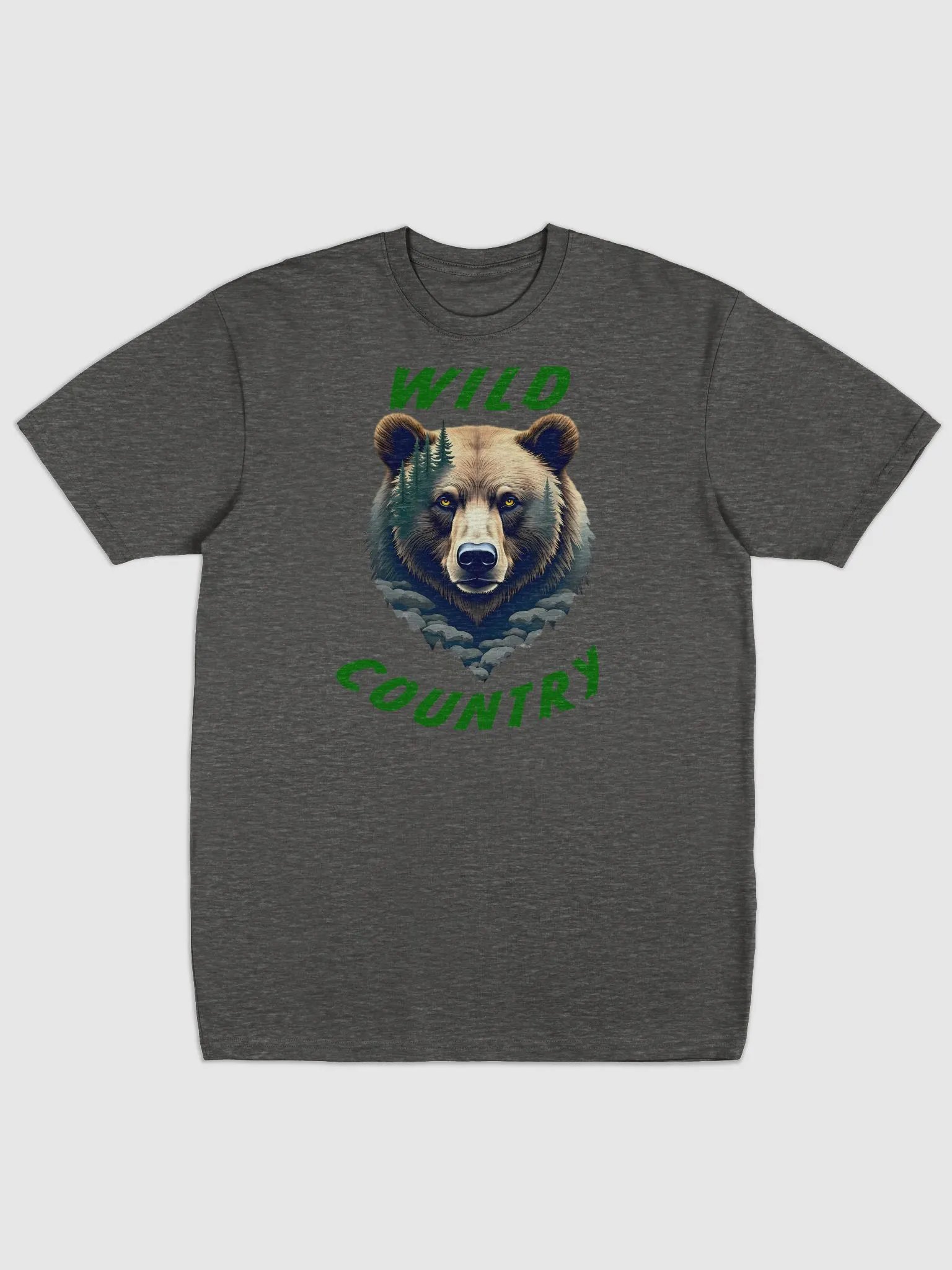 Majestic Bear in Wild Country - Men's Premium Heavyweight Tee product image (1)