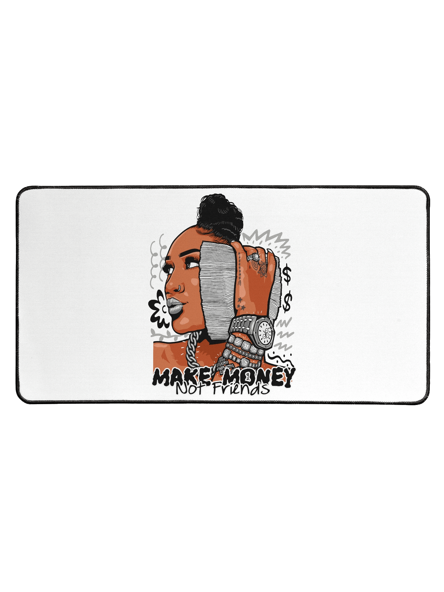 Money Talks Desk Mat product image (1)