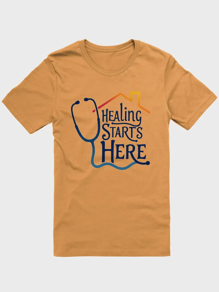 Healing Starts Here Stethoscope T-Shirt product image (3)
