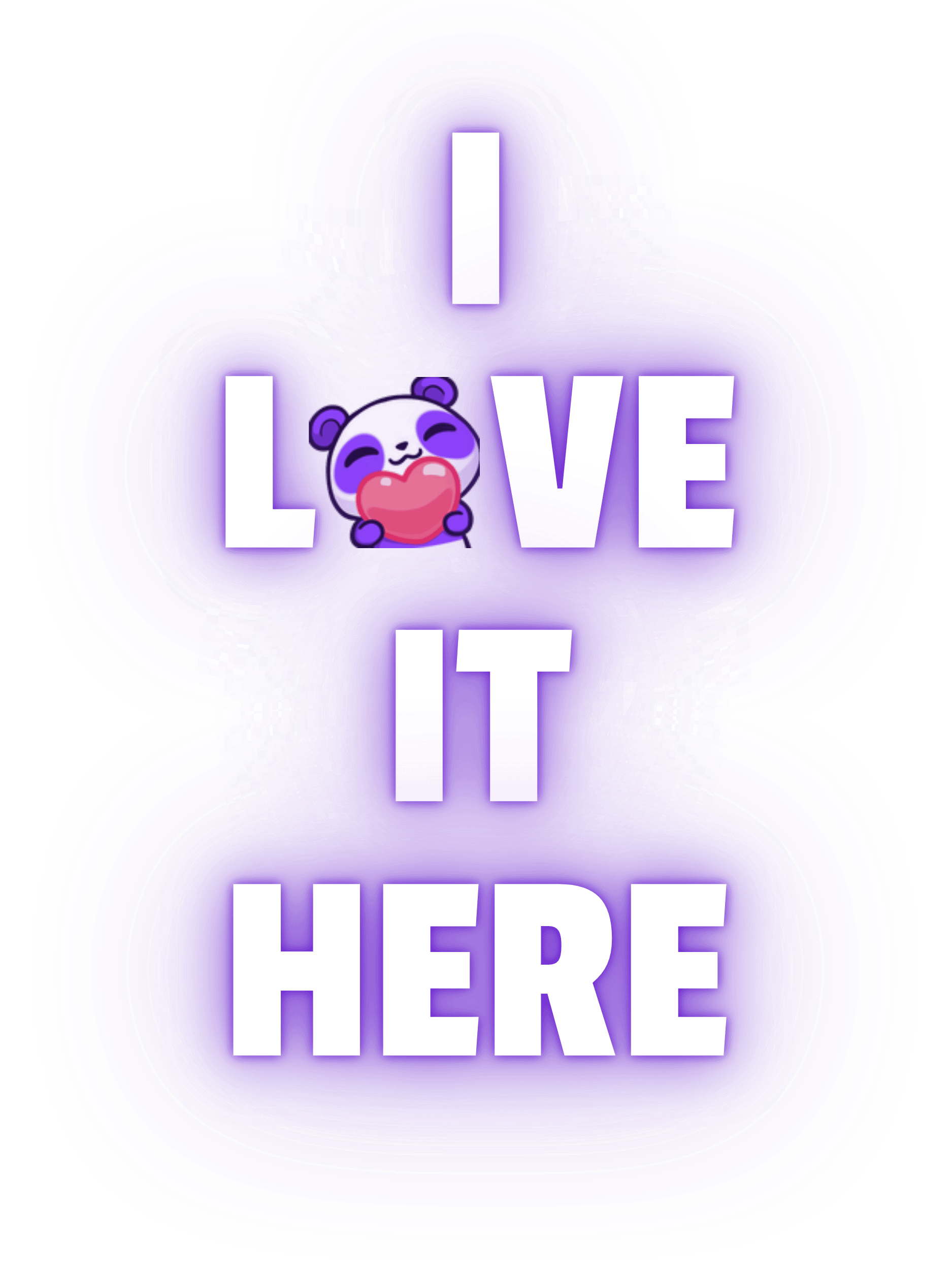 I Love It Here Rocks Glass product image (2)