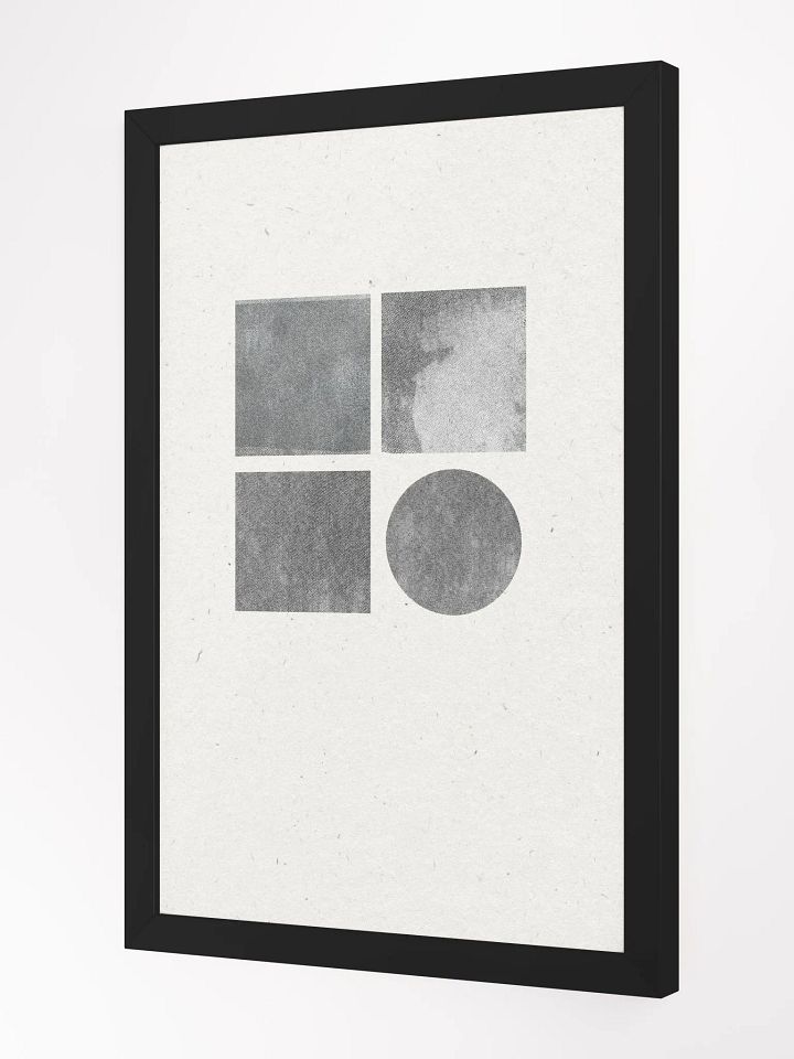 Geometric Harmony Framed Matte Poster | Sophisticated and Modern Wall Art product image (2)