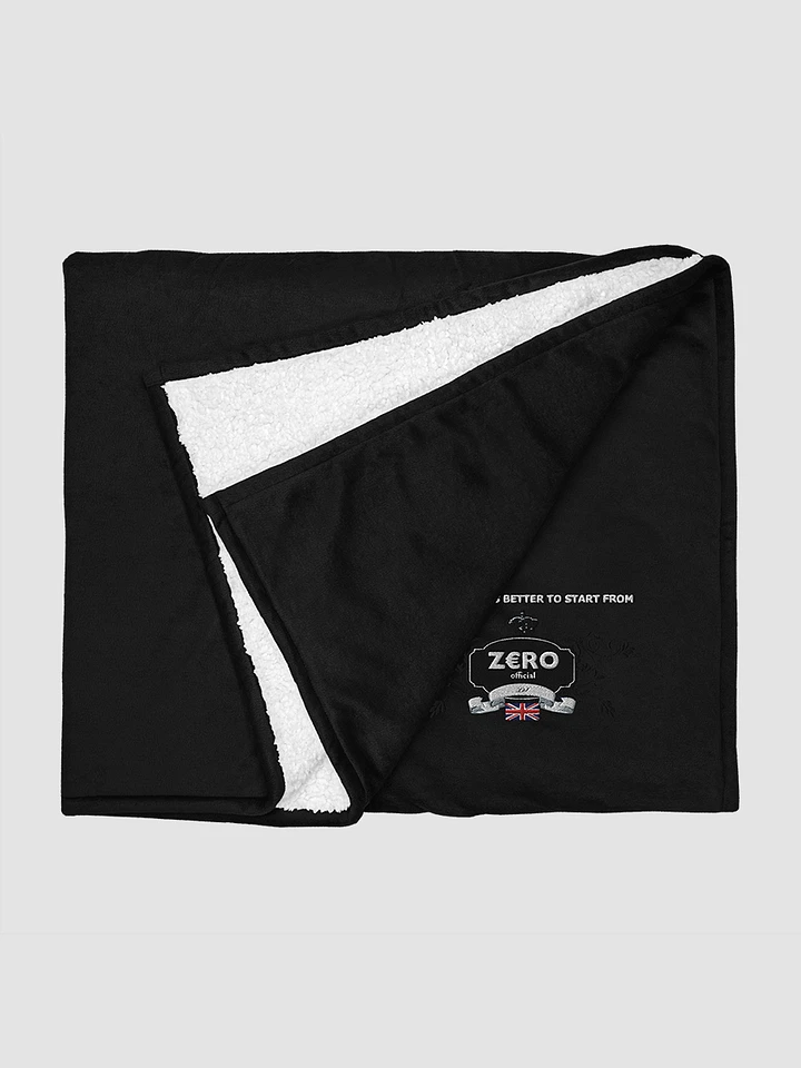 ZERO official - Port Authority Embroidered Premium Sherpa Blanket product image (1)
