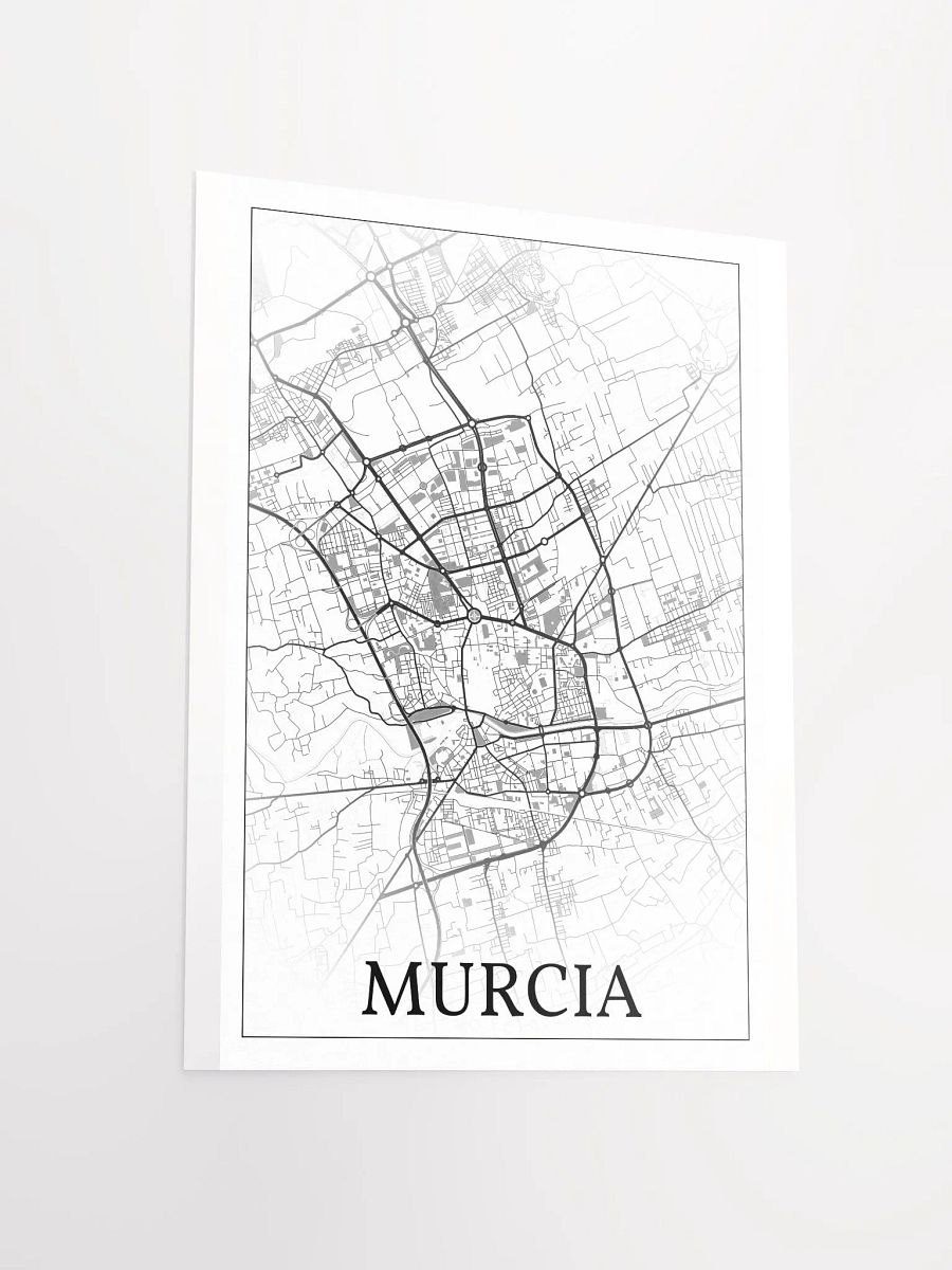 Murcia, Spain, city map print product image (11)